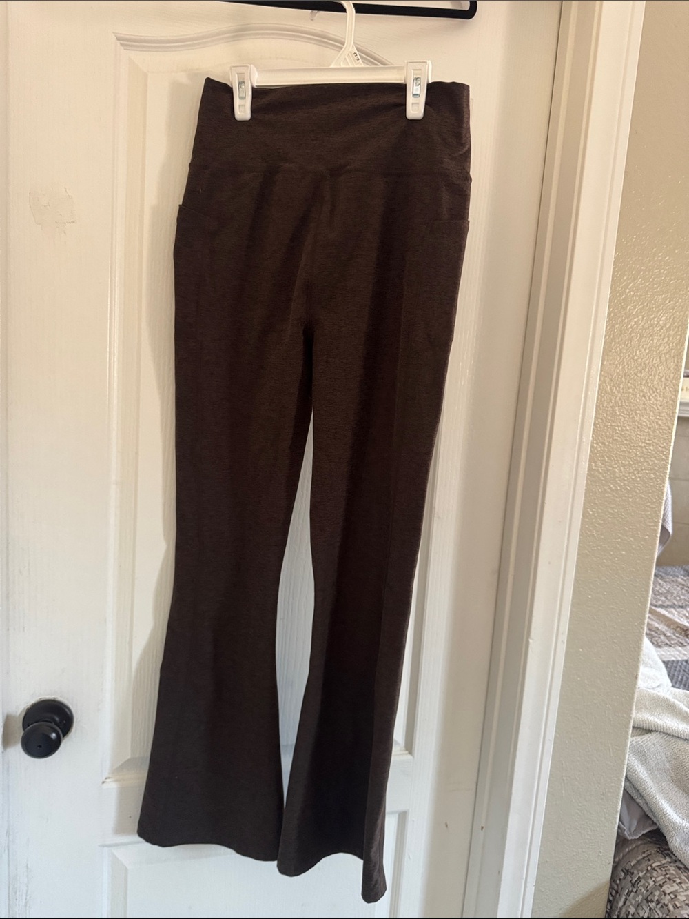 Kirkland Signature Brown Boot-Cut Flare Pants